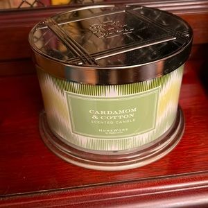 Cardamom and Cotton 4-wick Candle by Homeworx/Harry Slatkin